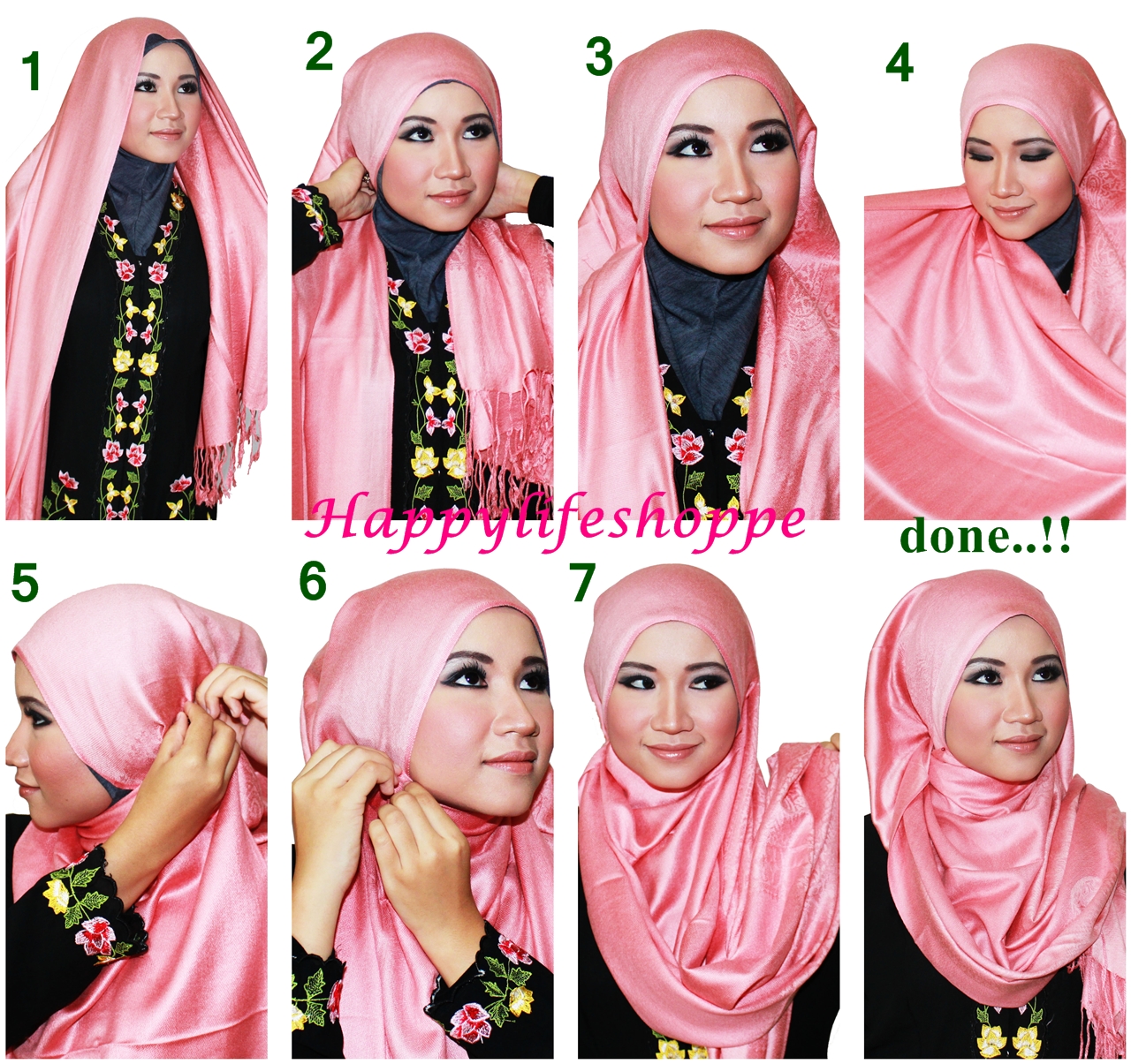 Tutorial Hijab Pashmina Dengan Headband Tutorial Hijab Paling
